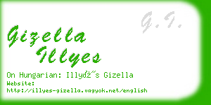 gizella illyes business card